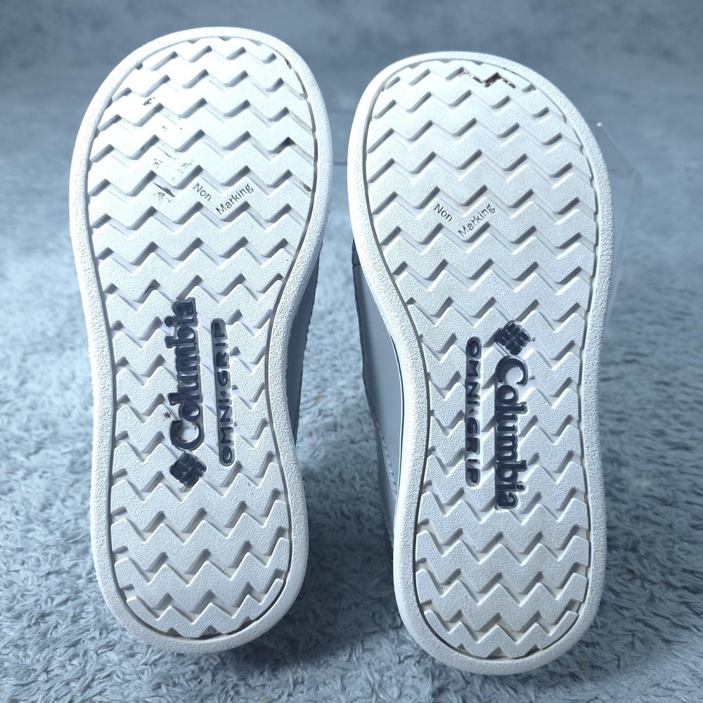 Columbia PFG Boat Shoes Youth Size 3 Gray Slip On Omni-Grip Fishing Beach - Picture 6 of 11